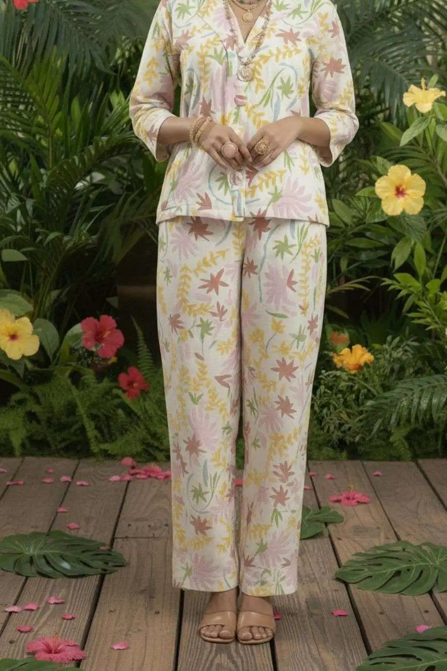 Naram Phool Shirt Set