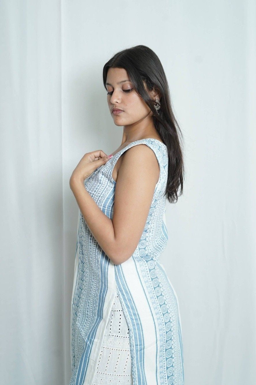 Meera Cotton Silk Kurti