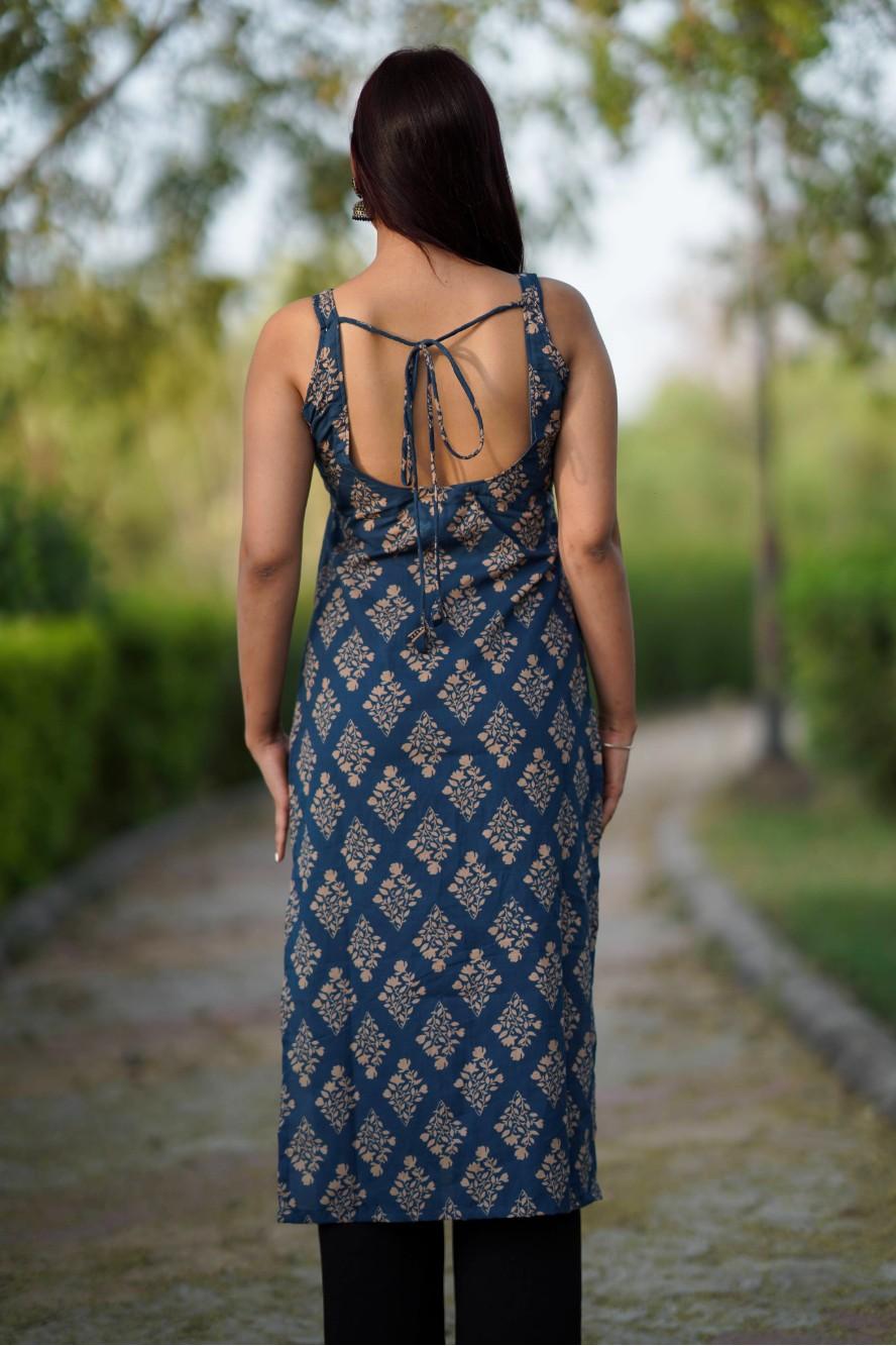 Navika Deep Neck Kurti