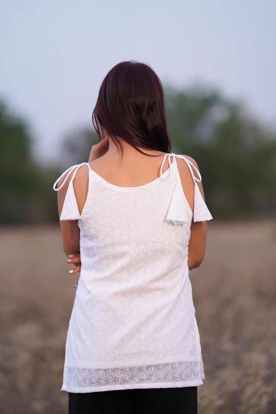 Nazakat Sleeveless Top