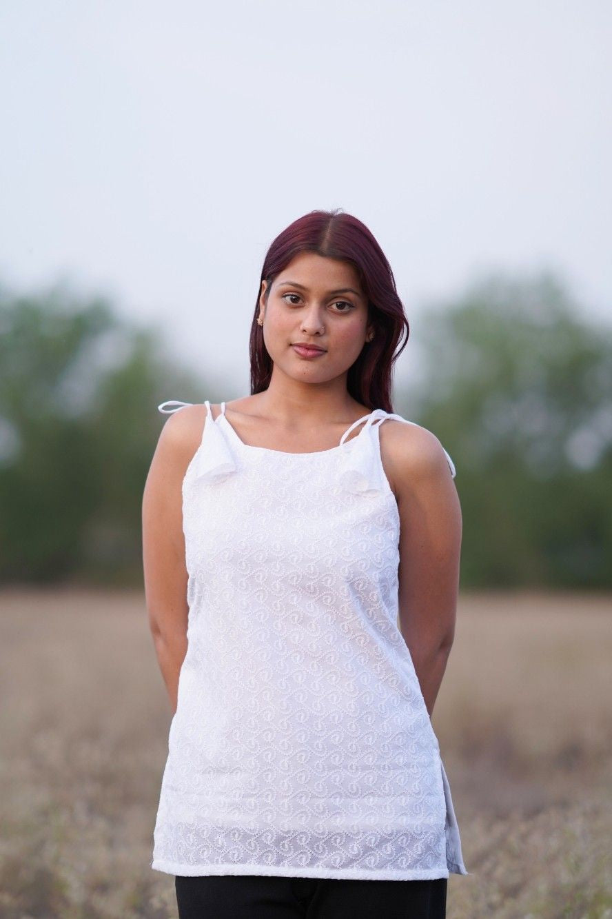 Nazakat Sleeveless Top